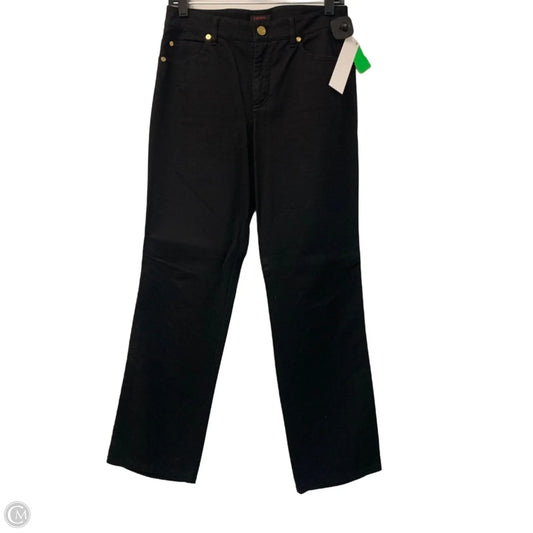 Jeans Designer By Escada In Black Denim, Size: S