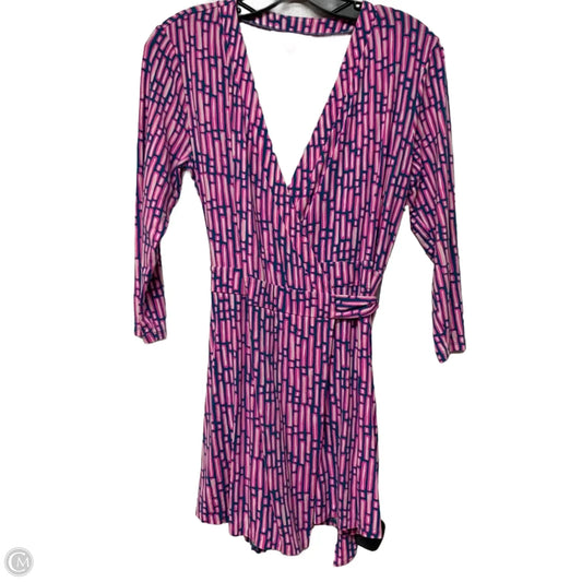 Dress Designer By Lilly Pulitzer In Blue & Pink, Size: S