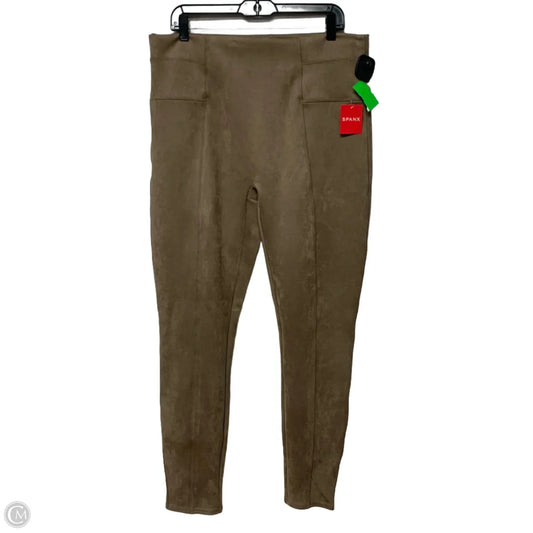 Pants Leggings By Spanx In Brown, Size: 1x