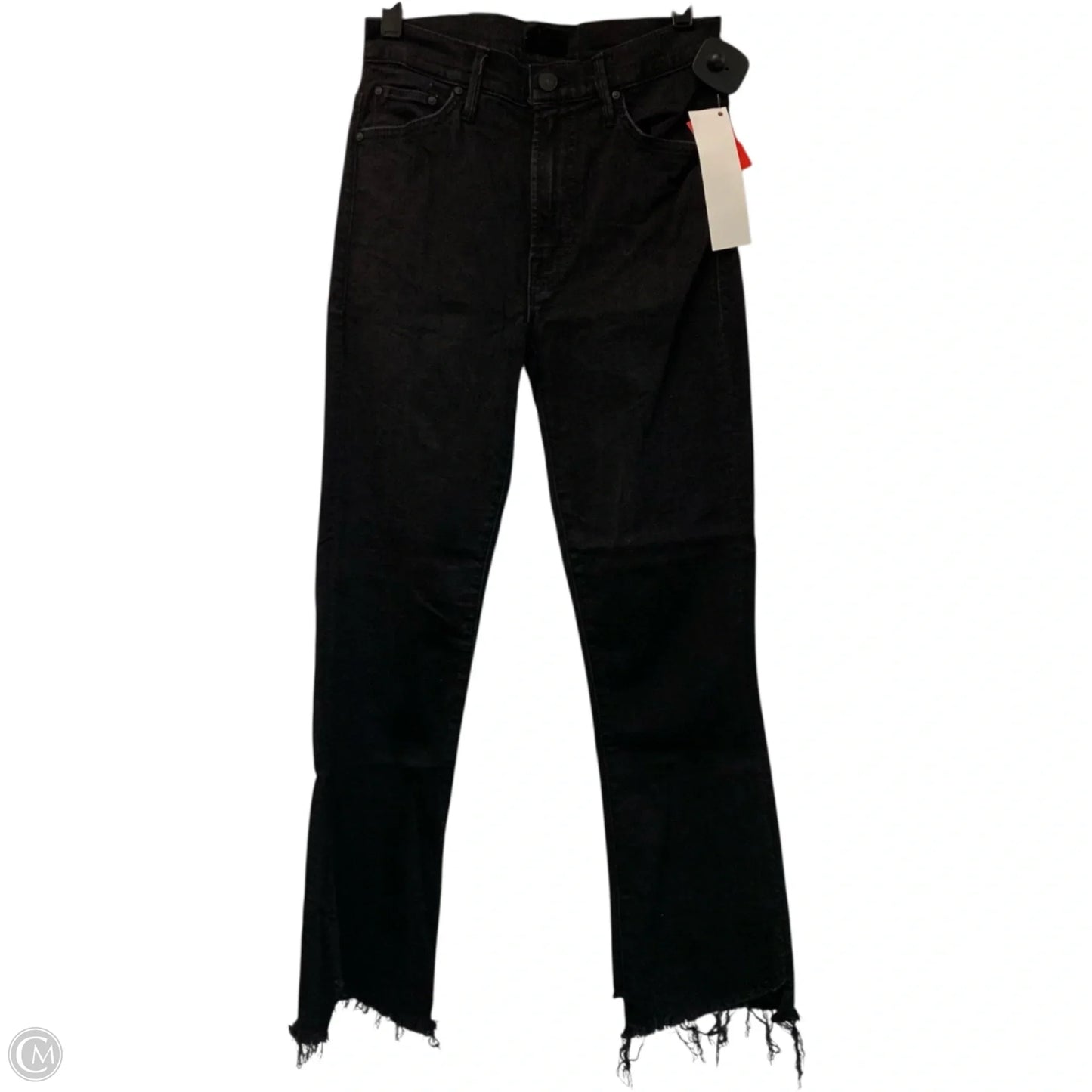 Jeans Cropped By Mother In Black, Size: 4