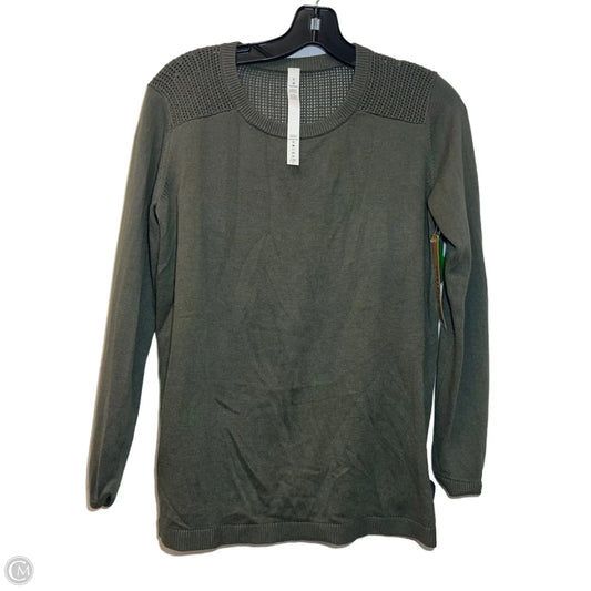 Top Long Sleeve By Lululemon In Green, Size: S