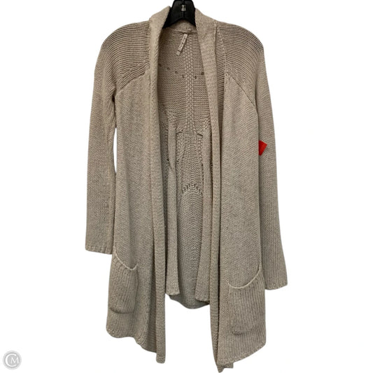 Sweater Cardigan By Willow & Clay In Beige, Size: S