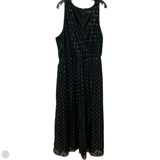 Dress Casual Maxi By Lane Bryant In Black & Gold, Size: 4x