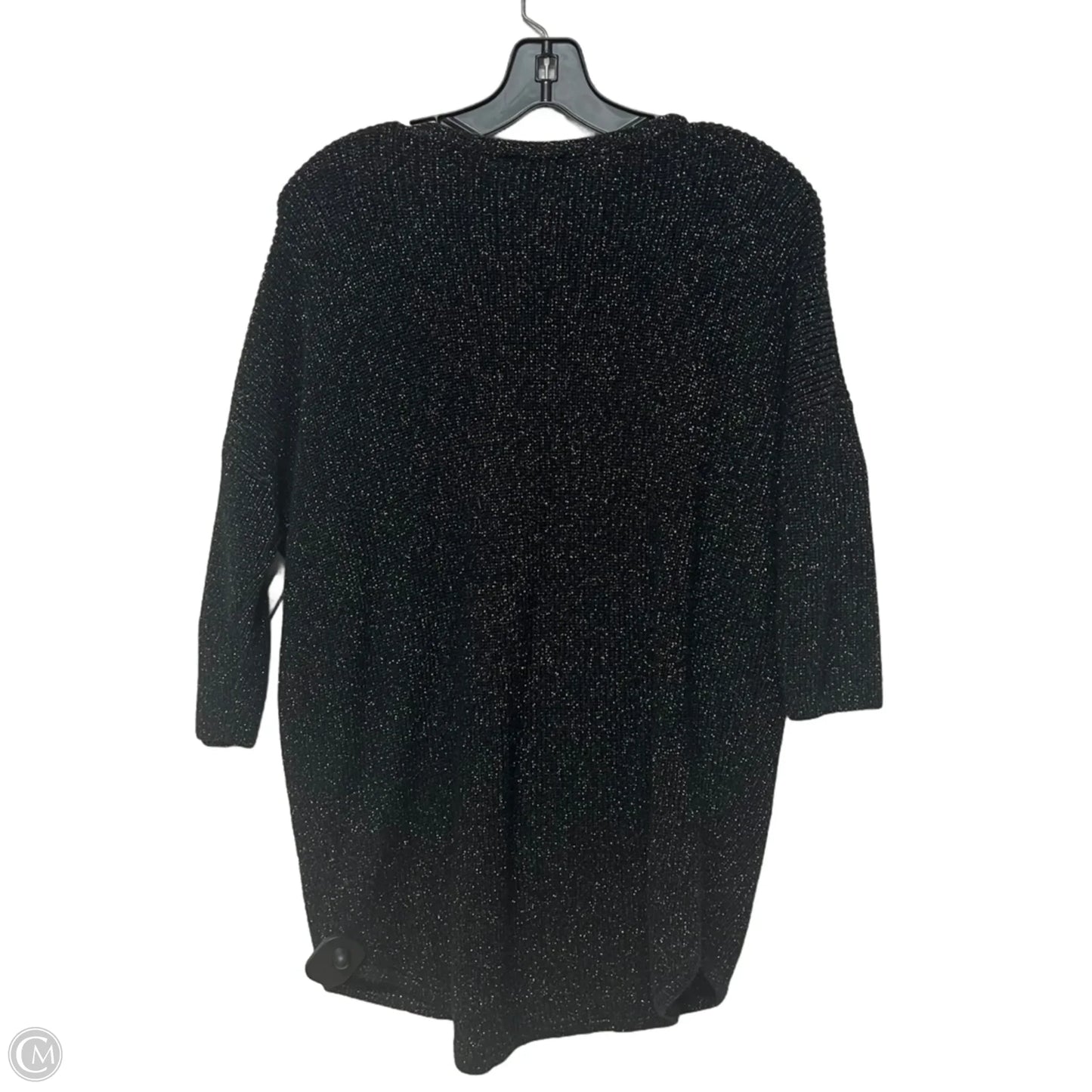 Sweater By Express In Black & Gold, Size: M
