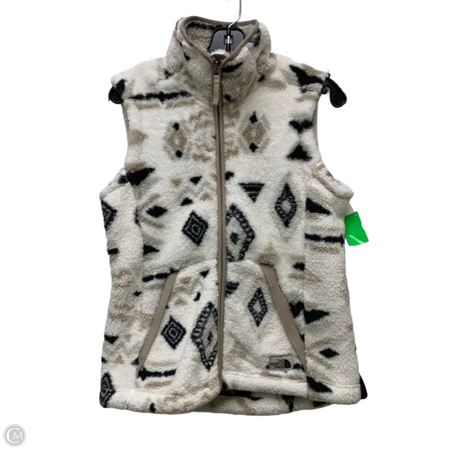 Vest Faux Fur & Sherpa By The North Face In White, Size: S