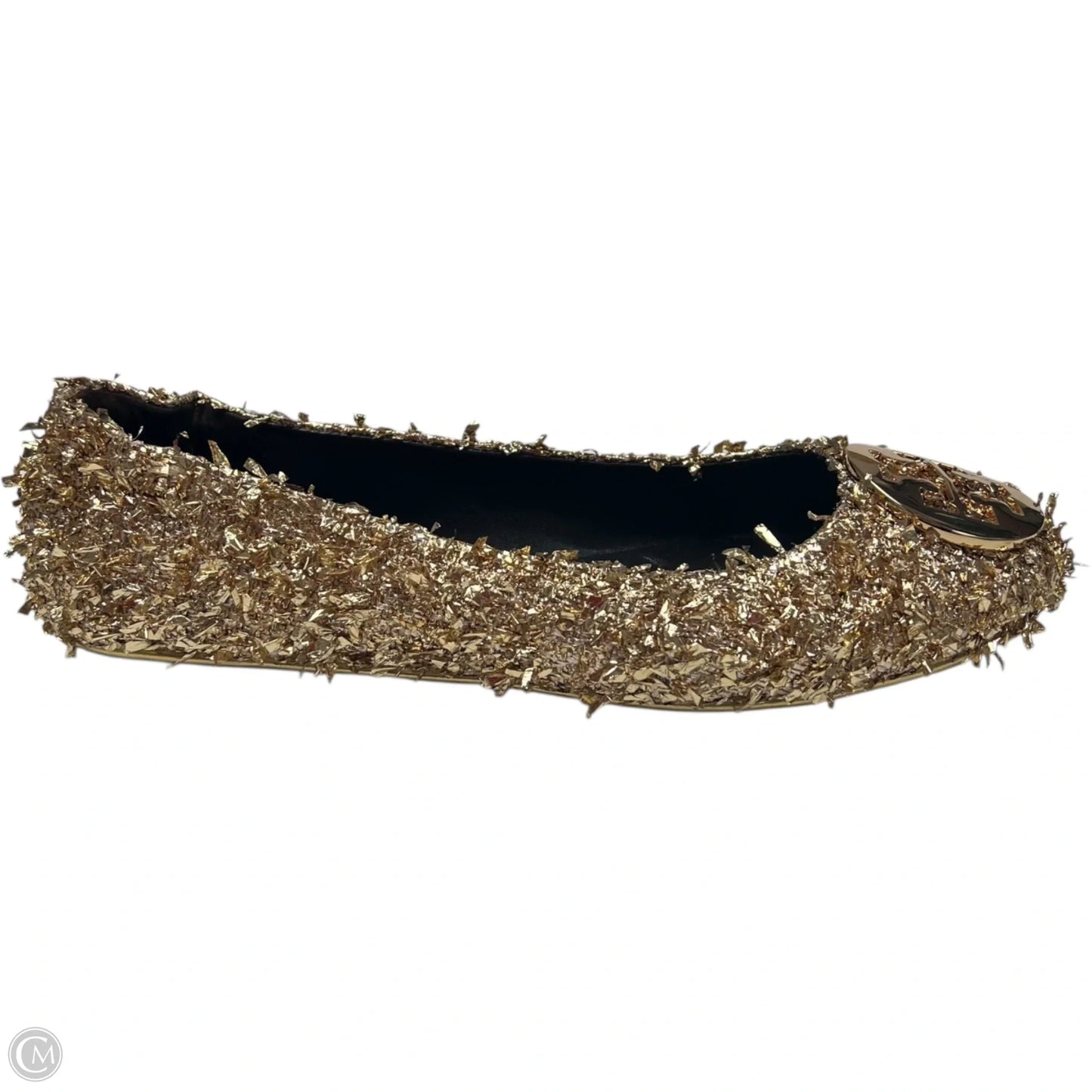 Shoes Designer By Tory Burch In Gold, Size: 9