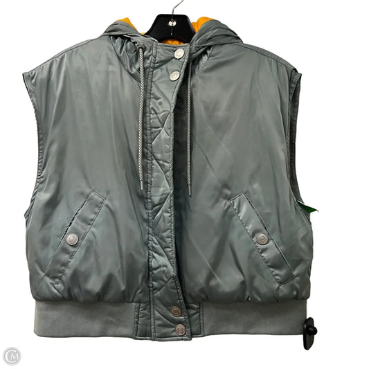 Vest Puffer & Quilted By We The Free In Blue & Yellow, Size: Xs