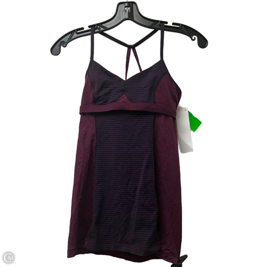 Athletic Tank Top By Lululemon In Blue & Purple, Size: S