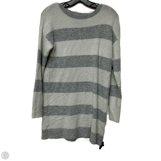 Dress Sweater By Express In Grey & White, Size: Xxs