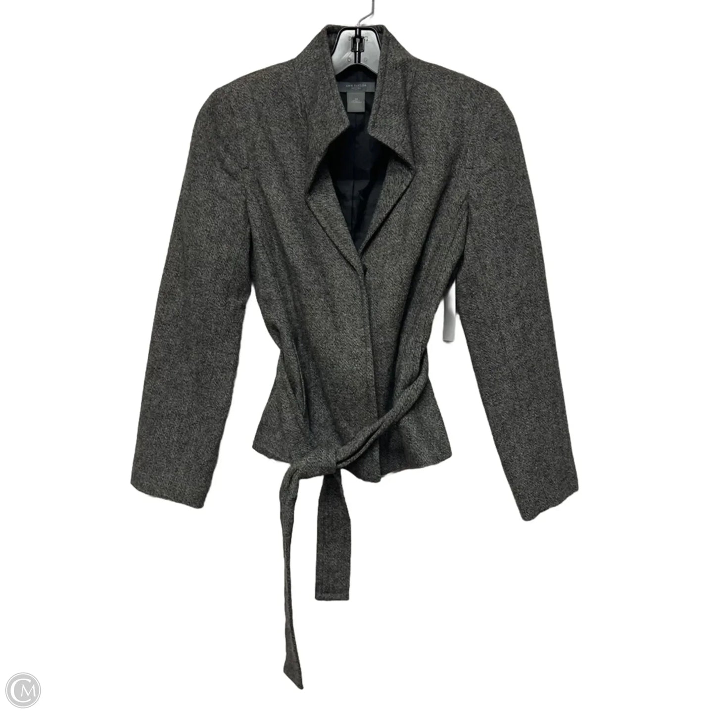 Blazer By Ann Taylor In Grey, Size: XSp