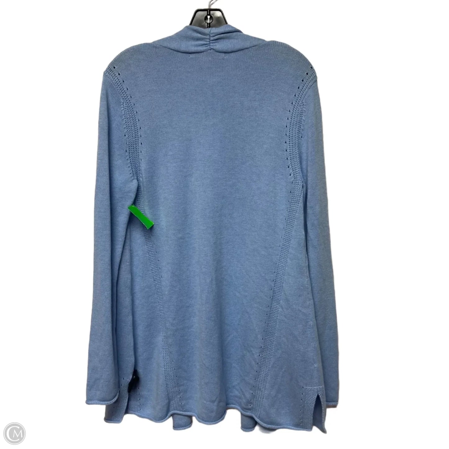Sweater Cardigan Designer By Lilly Pulitzer In Blue, Size: L