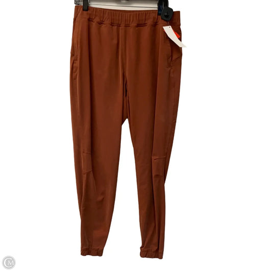 Athletic Pants By Lululemon In Orange, Size: M