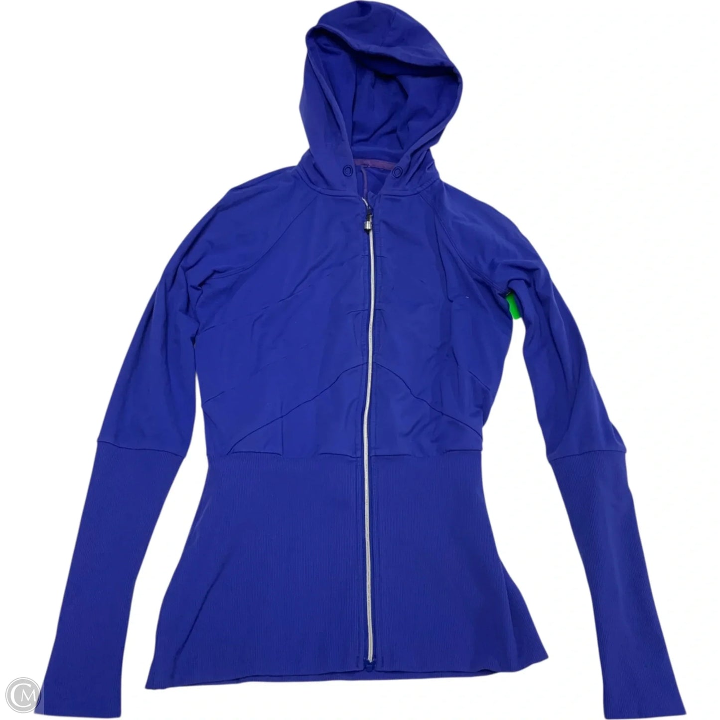 Athletic Jacket By Lululemon In Blue, Size: Xs
