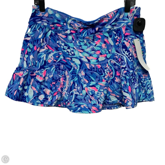 Skort Designer By Lilly Pulitzer In Blue & Pink, Size: L