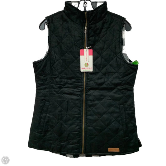Vest Puffer & Quilted By Marley Lilly In Black, Size: S