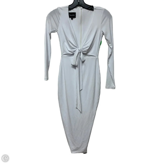 Dress Casual Maxi By nookie In White, Size: Xs