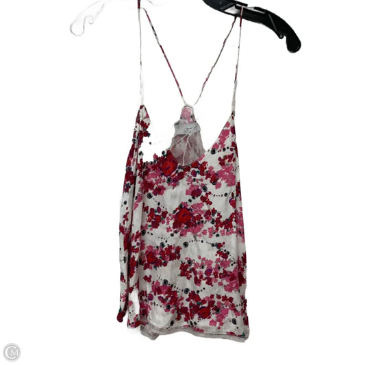 Top Sleeveless By iro paris In Pink & White, Size: Xs