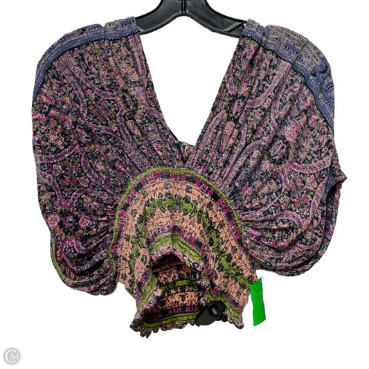 Top Short Sleeve By Free People In Multi-colored, Size: Xs