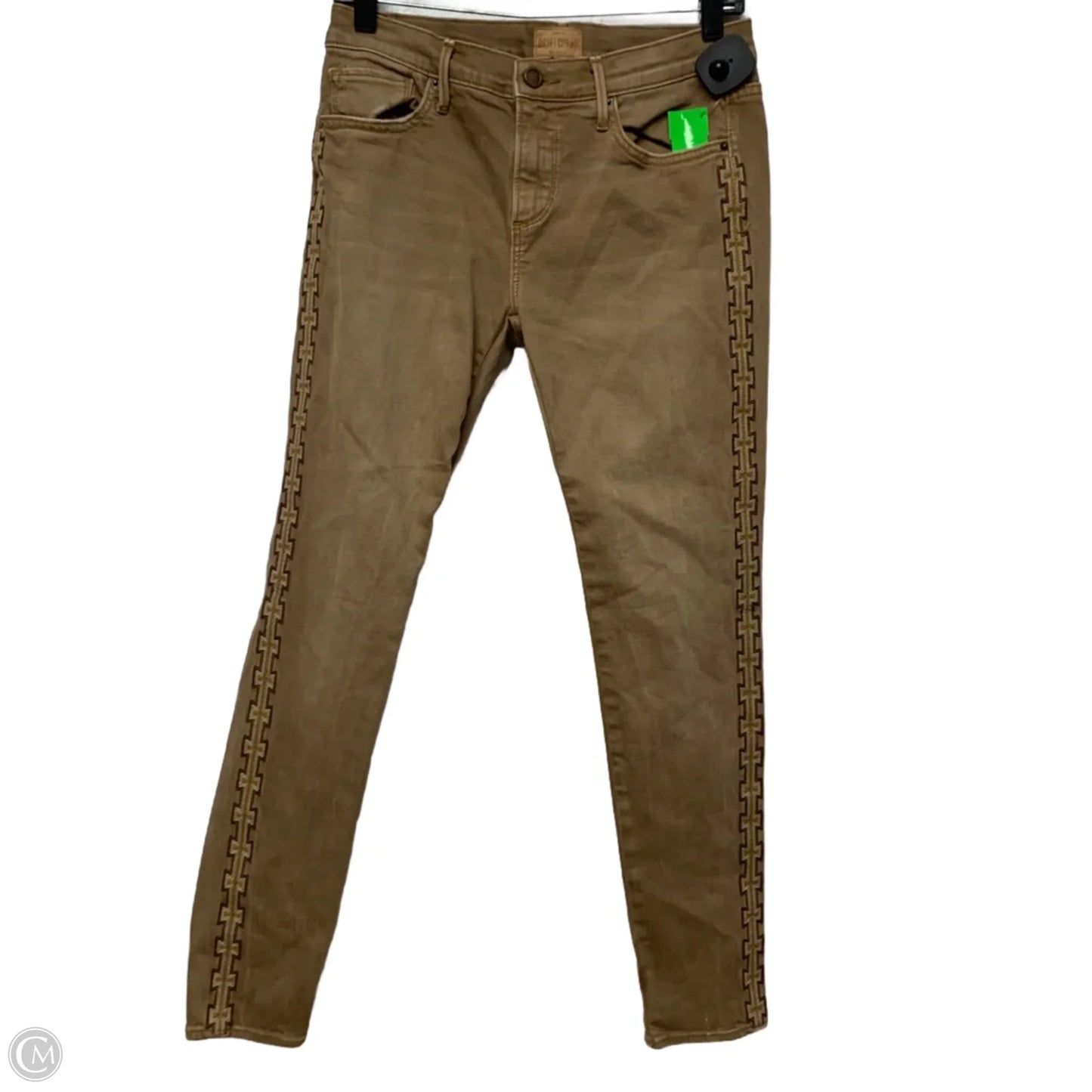 Jeans Skinny By Driftwood In Brown, Size: 4