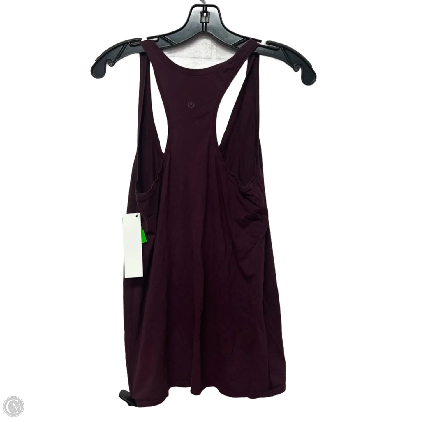 Athletic Tank Top By Lululemon In Maroon, Size: S