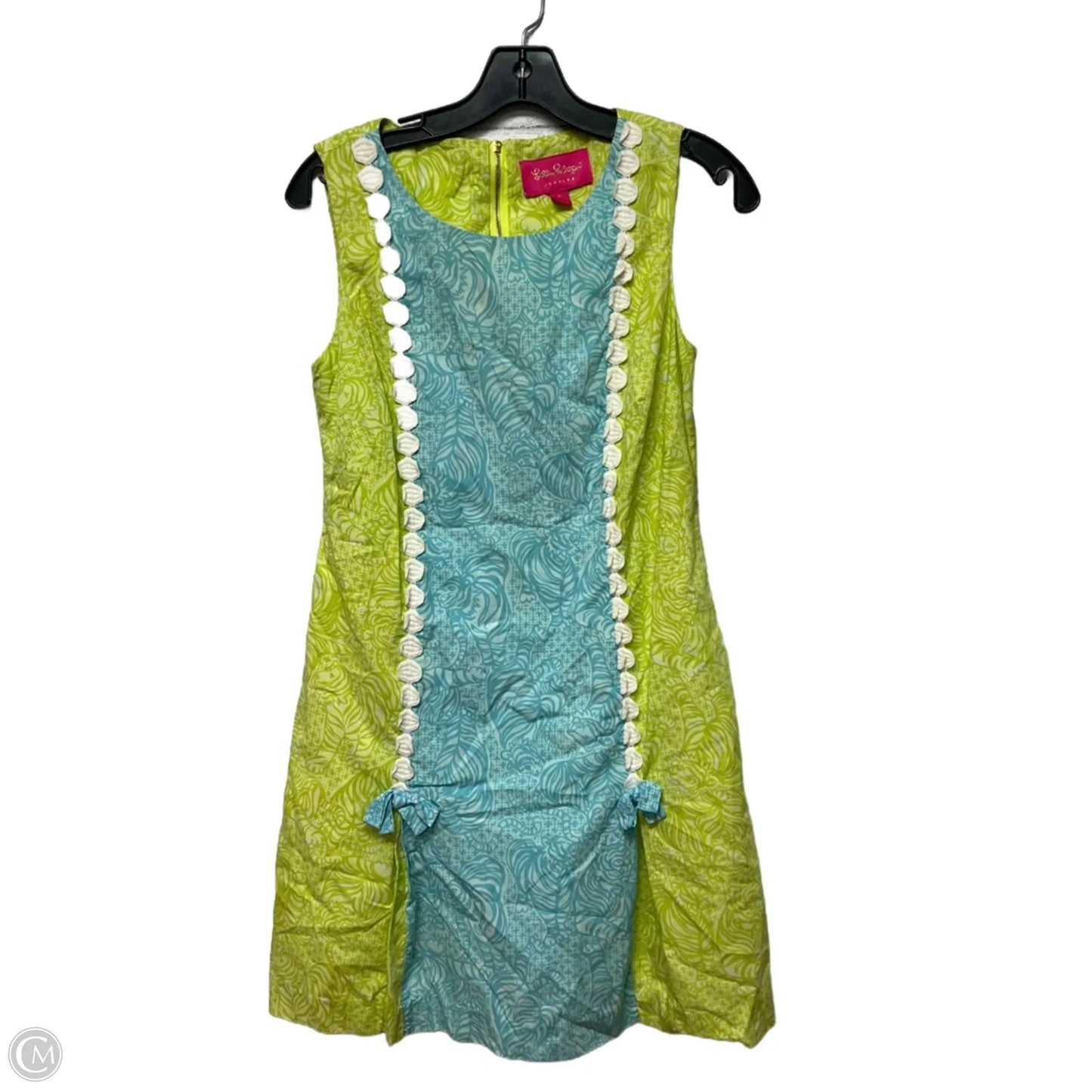 Dress Designer By Lilly Pulitzer In Blue & Green, Size: S