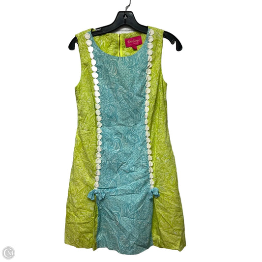 Dress Designer By Lilly Pulitzer In Blue & Green, Size: S