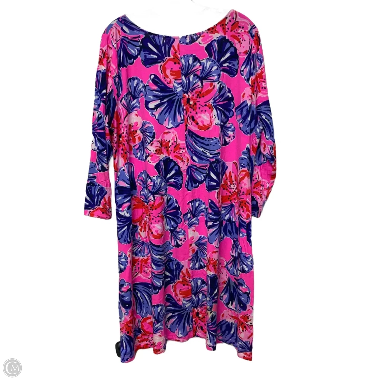Dress Designer By Lilly Pulitzer In Pink & Purple, Size: Xxl