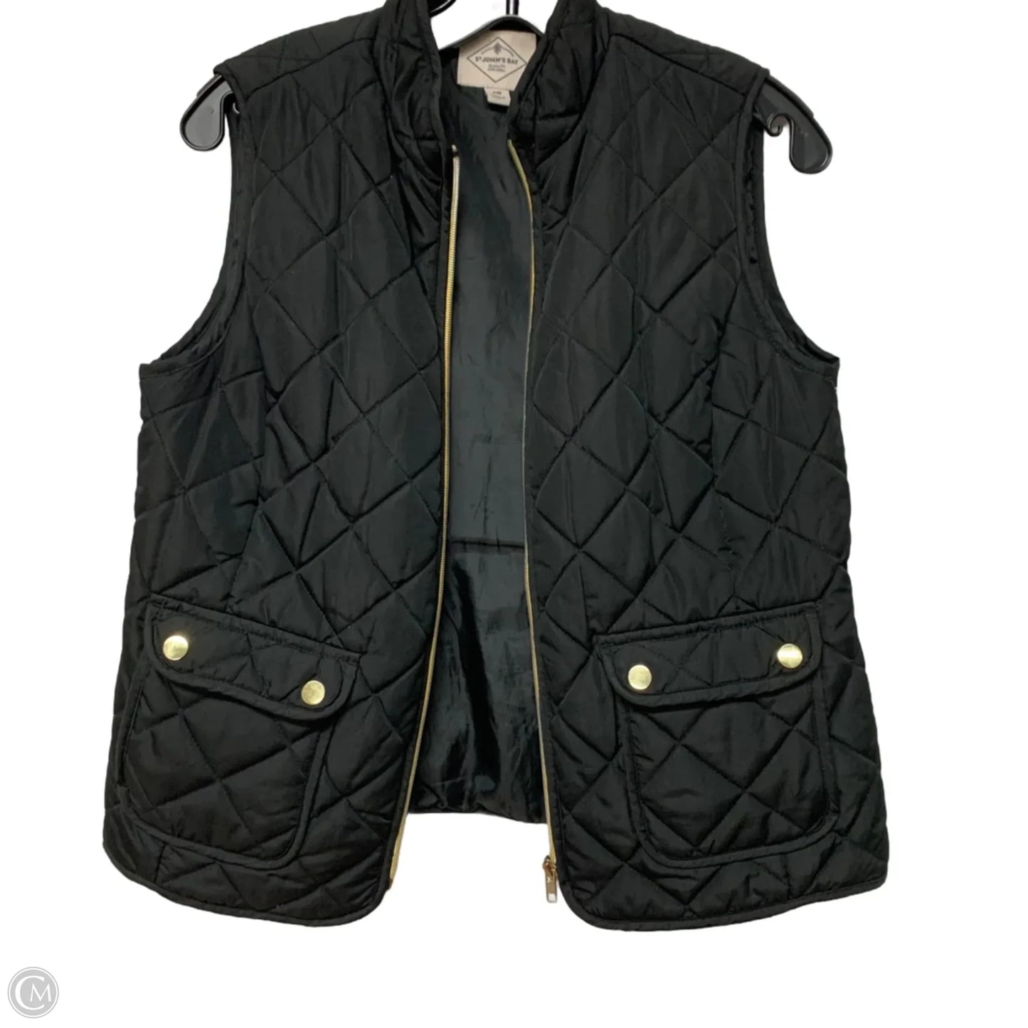 Vest Puffer & Quilted By St Johns Bay In Black, Size: Mp