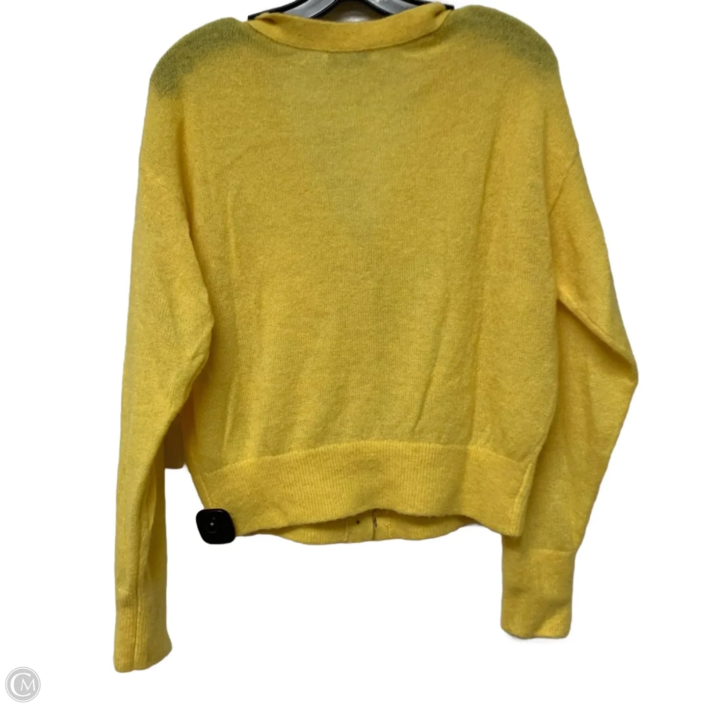 Cardigan By Madewell In Yellow, Size: L