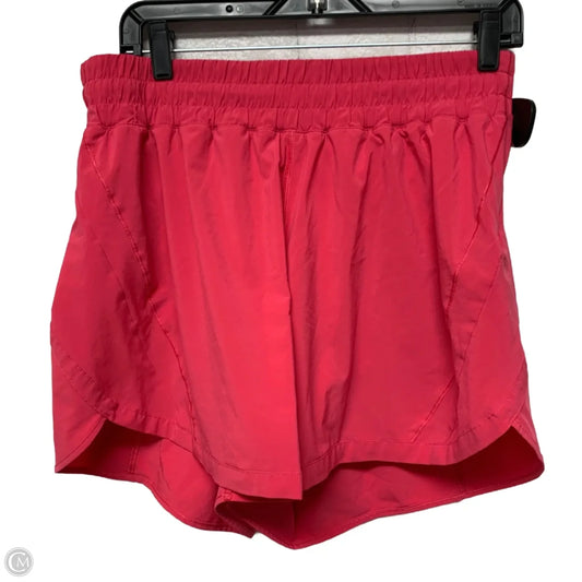 Athletic Shorts By Lululemon In Pink, Size: L