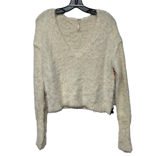 Sweater By Free People In Cream, Size: Xs