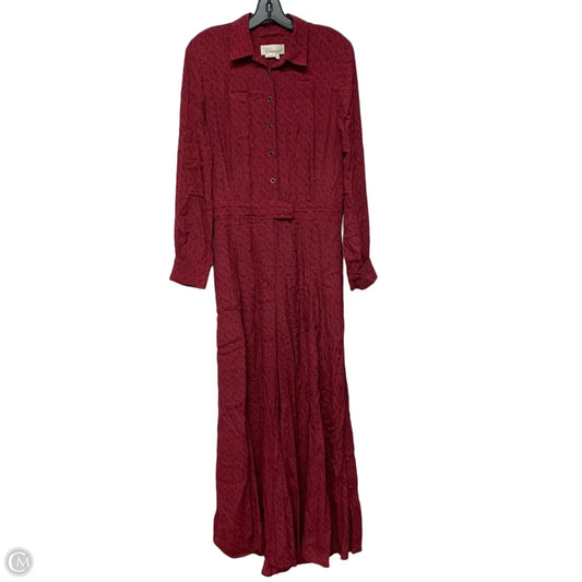 Jumpsuit By Anthropologie In Black & Red, Size: M