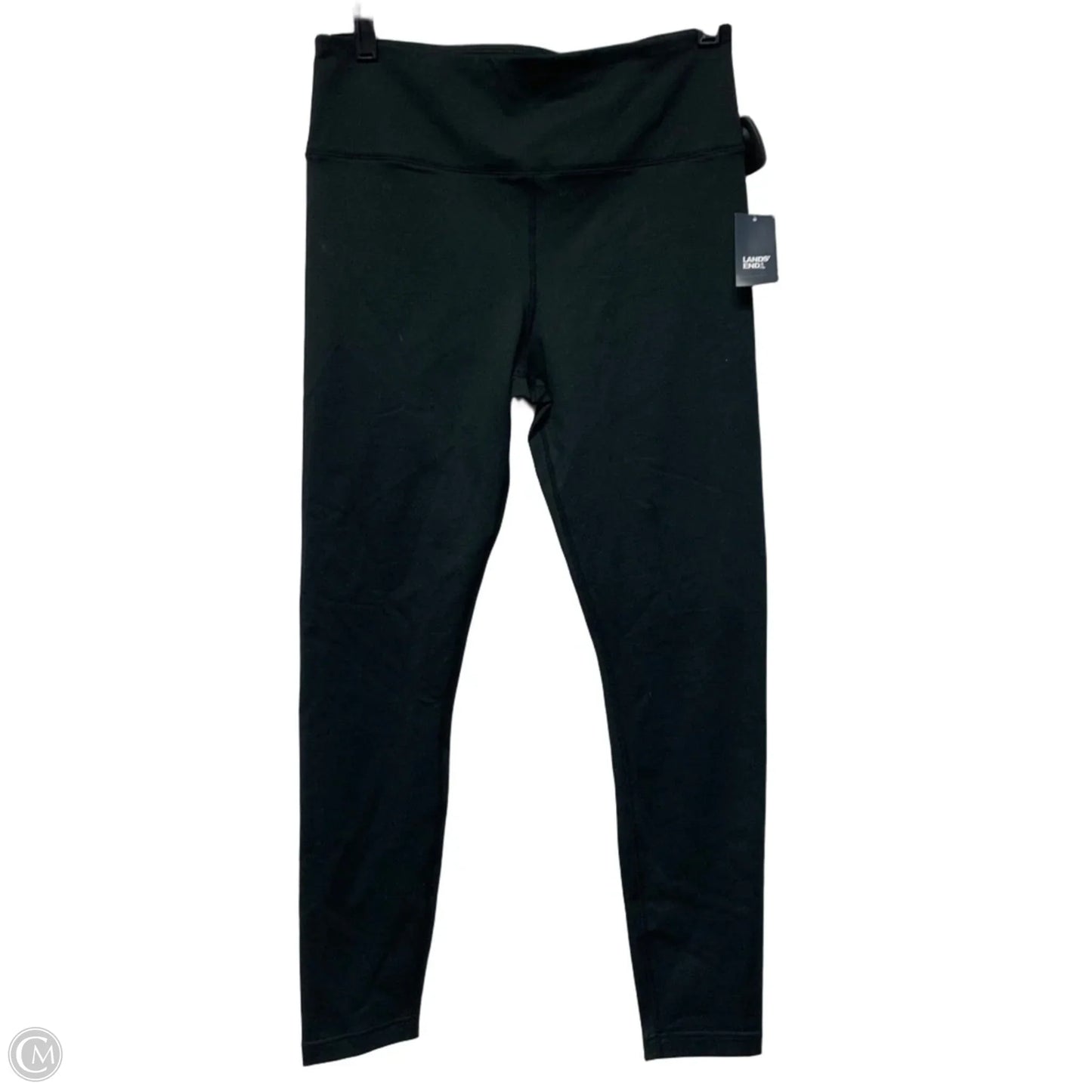 Athletic Leggings By Lands End In Black, Size: M