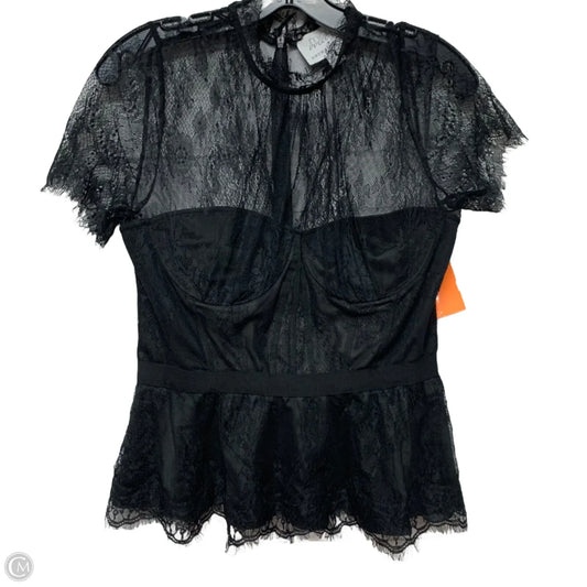 Top Short Sleeve By Mare Mare In Black, Size: M