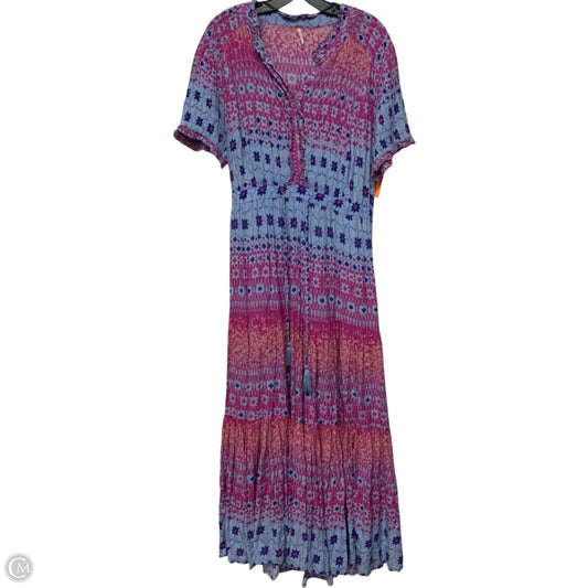 Dress Casual Maxi By Free People In Multi-colored, Size: M