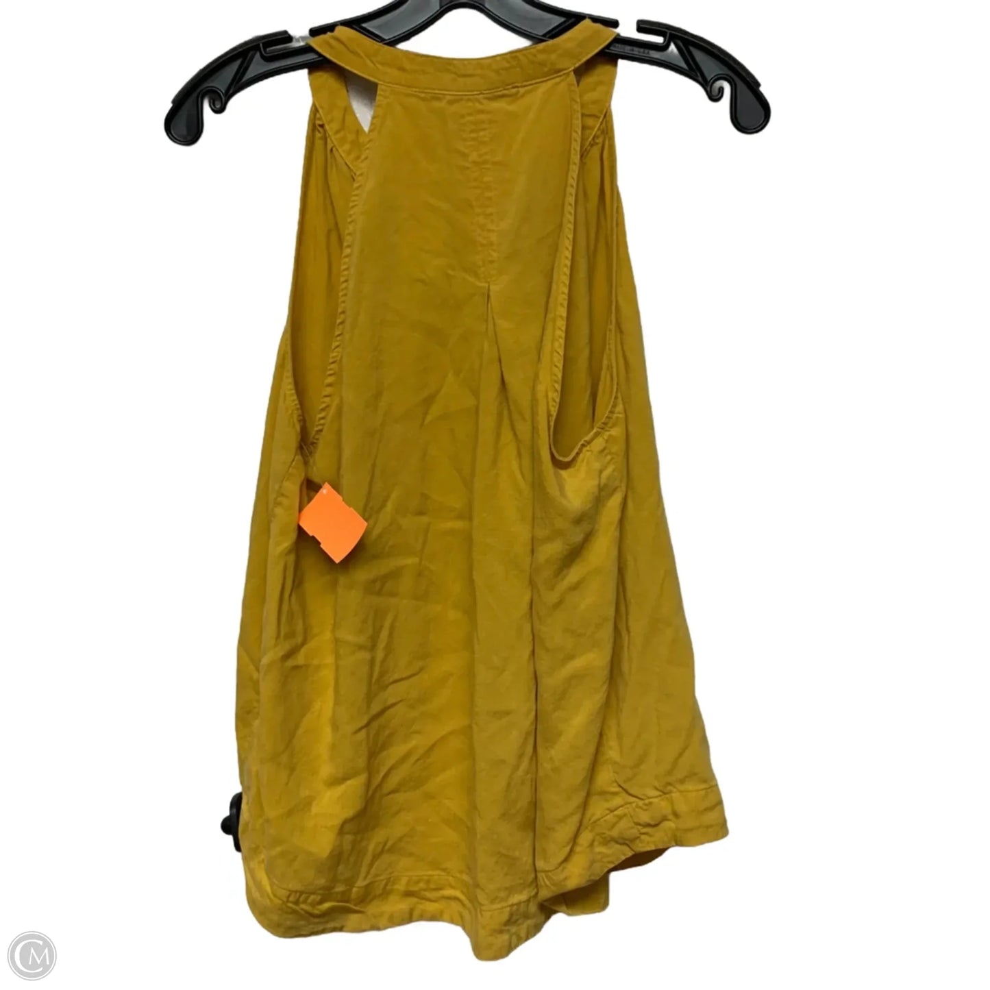 Top Sleeveless By Cloth & Stone In Yellow, Size: M