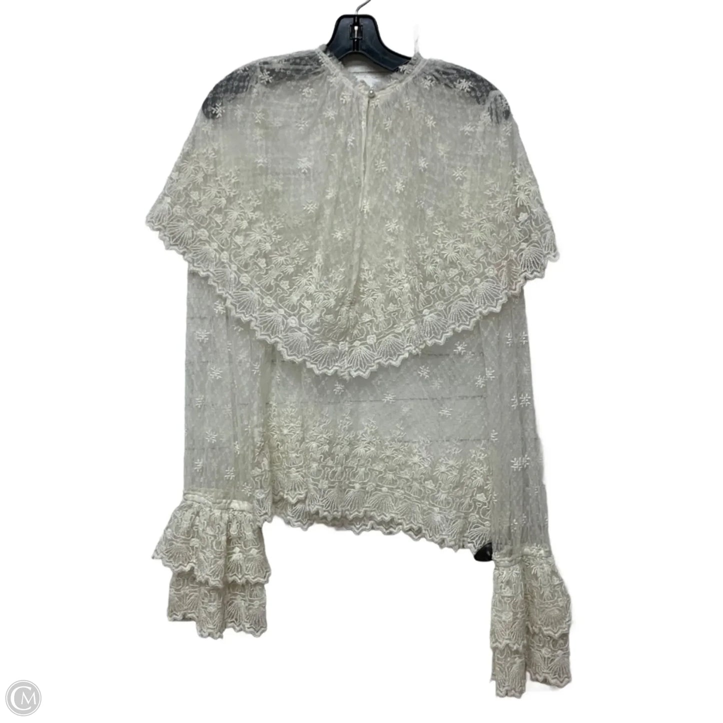 Top Long Sleeve By Forever That Girl In White, Size: L