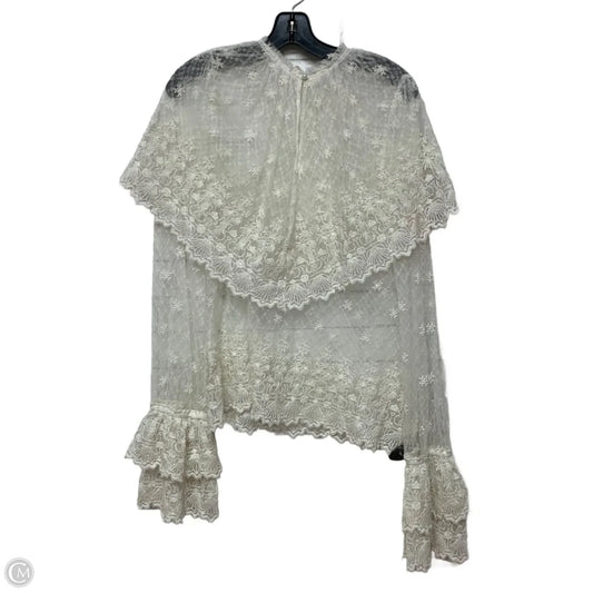 Top Long Sleeve By Forever That Girl In White, Size: L