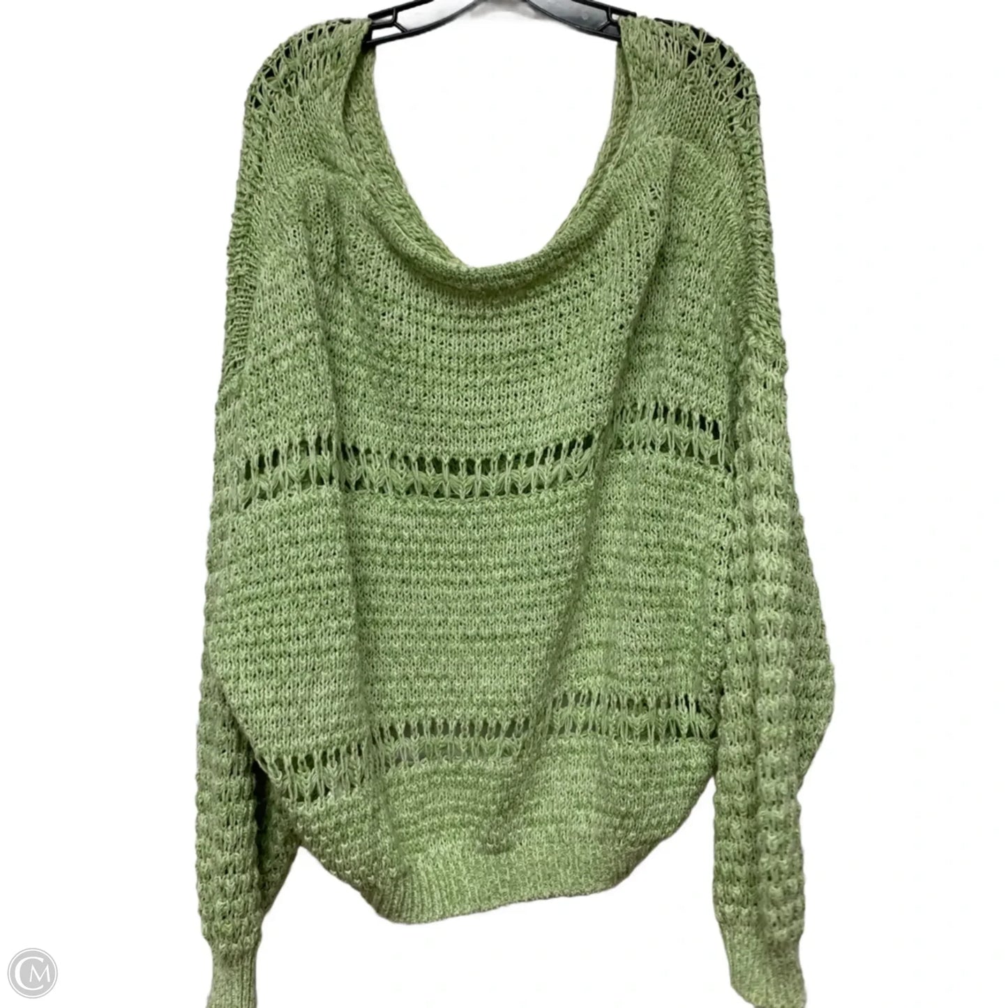 Sweater By Free People In Green, Size: L