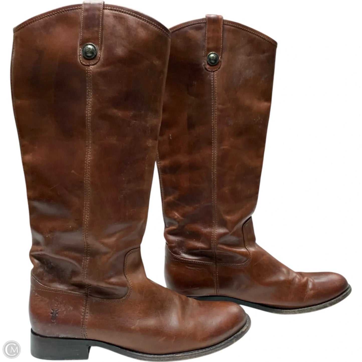 Boots Designer By Frye In Brown, Size: 10