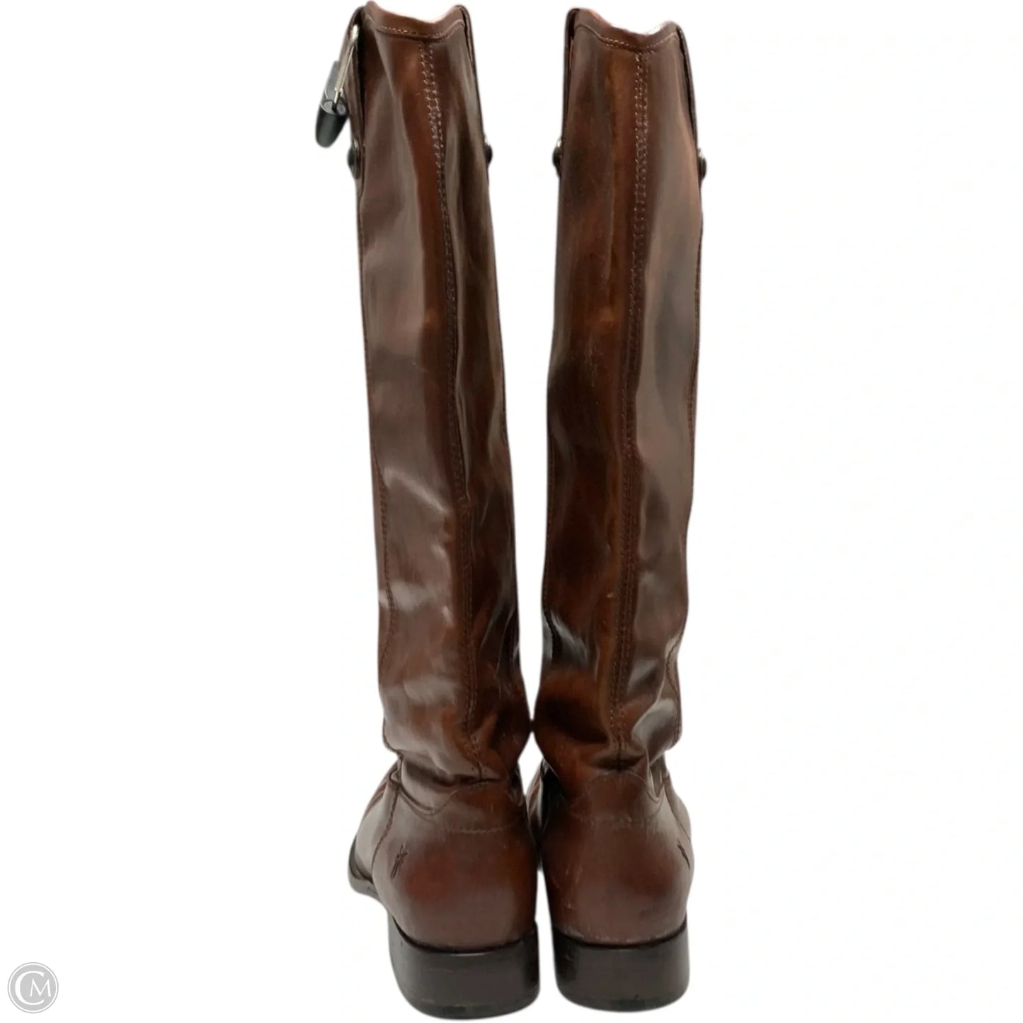 Boots Designer By Frye In Brown, Size: 10