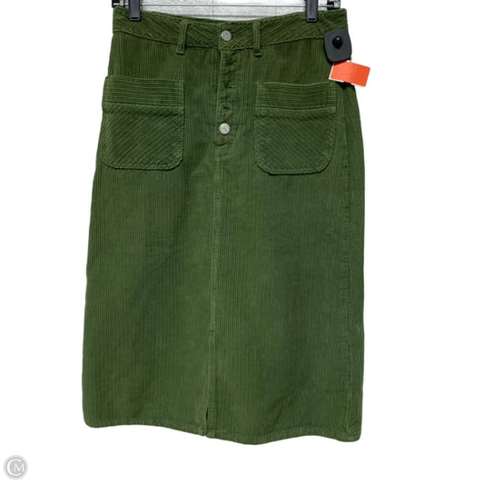 Skirt Midi By Pilcro In Green, Size: S