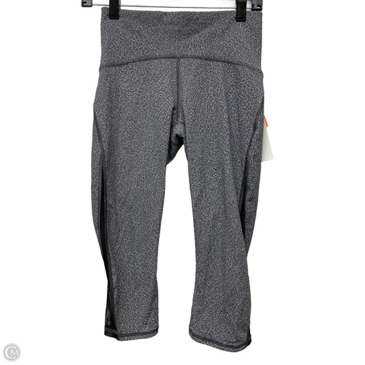 Athletic Capris By Lululemon In Grey, Size: S