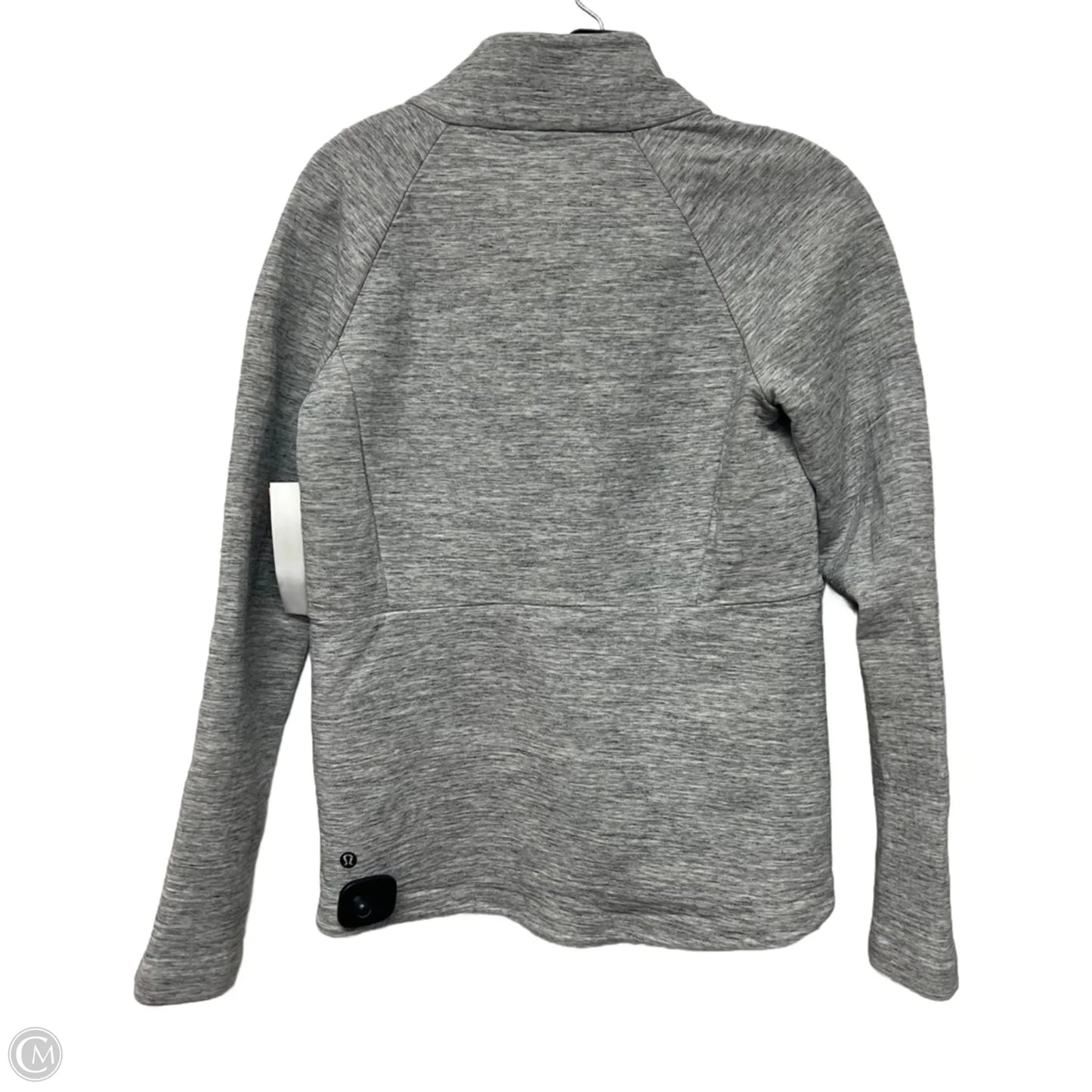 Athletic Jacket By Lululemon In Grey, Size: S