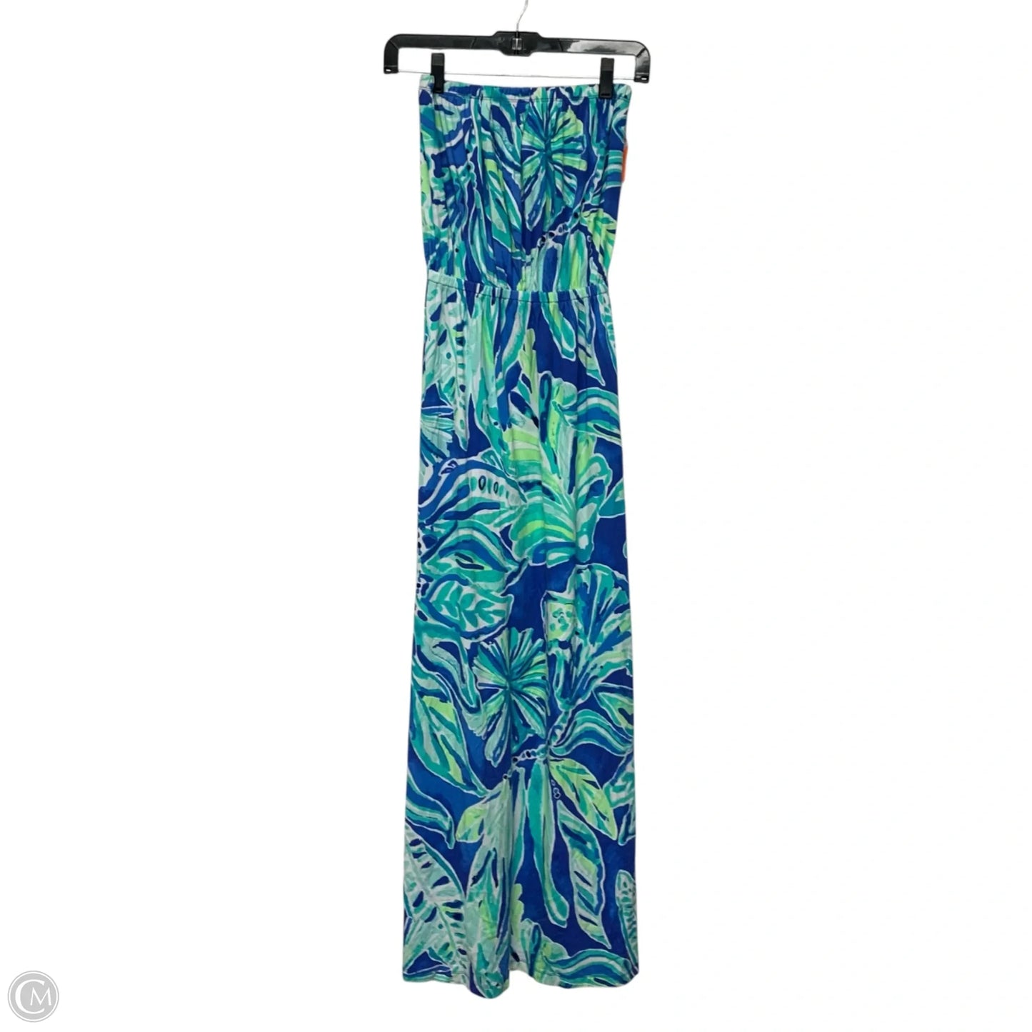 Dress Designer By Lilly Pulitzer In Blue & Green, Size: Xs