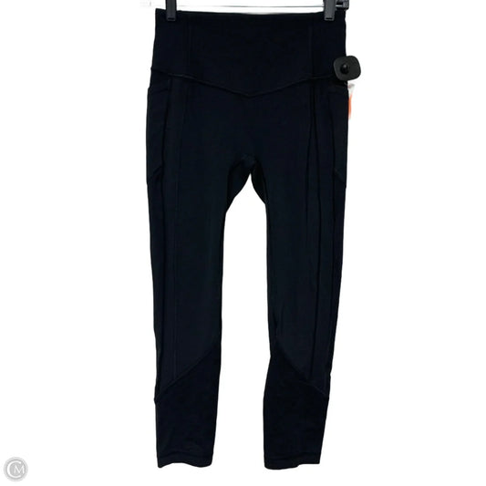 Athletic Capris By Lululemon In Black, Size: S