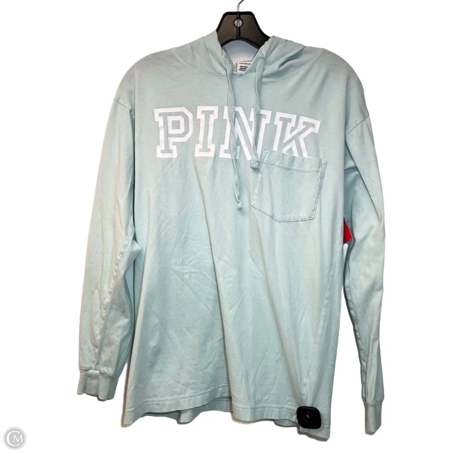 Top Long Sleeve By Pink In Blue, Size: Xs