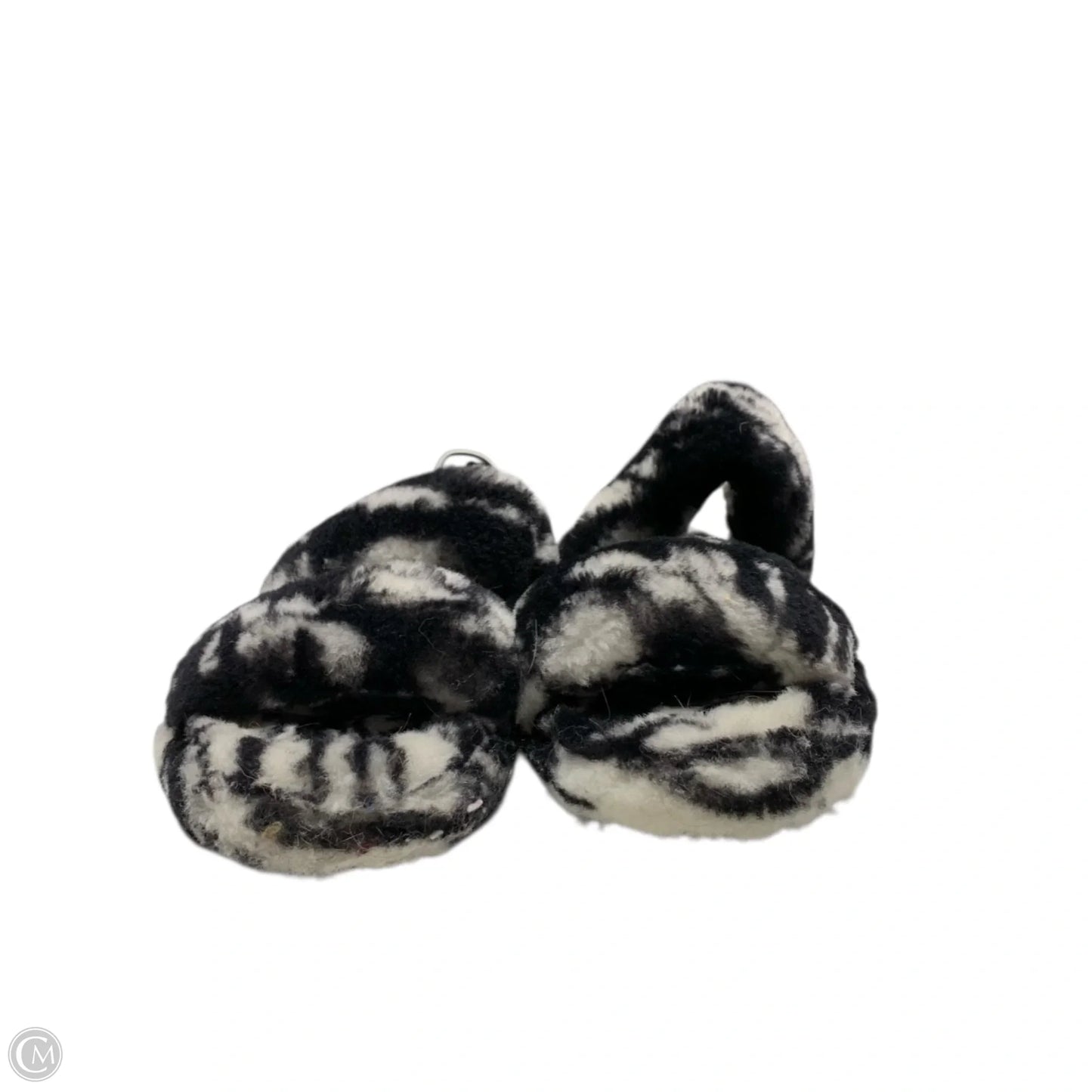 Sandals Designer By Ugg In Black & White, Size: 7
