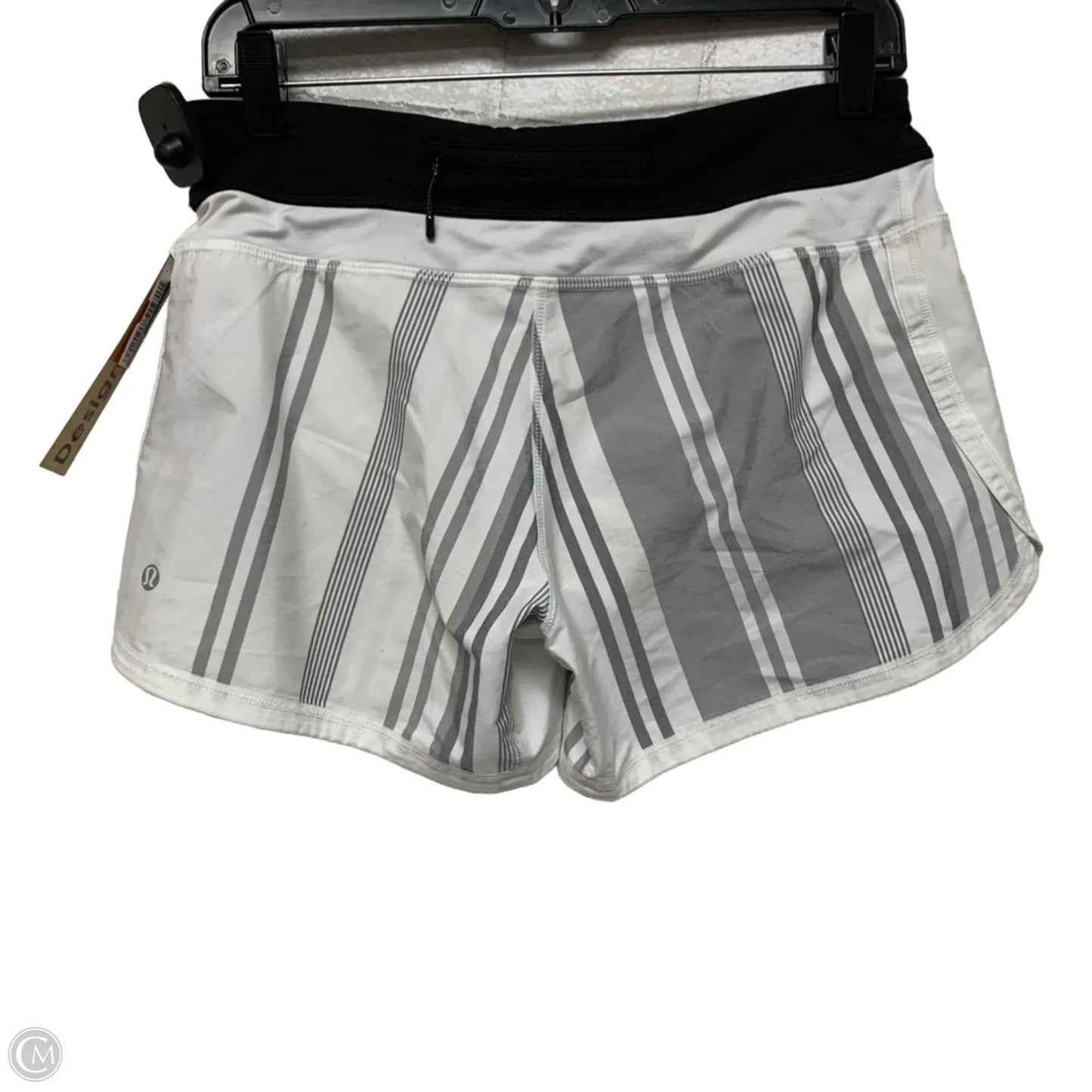 Athletic Shorts By Lululemon In Black & White, Size: S