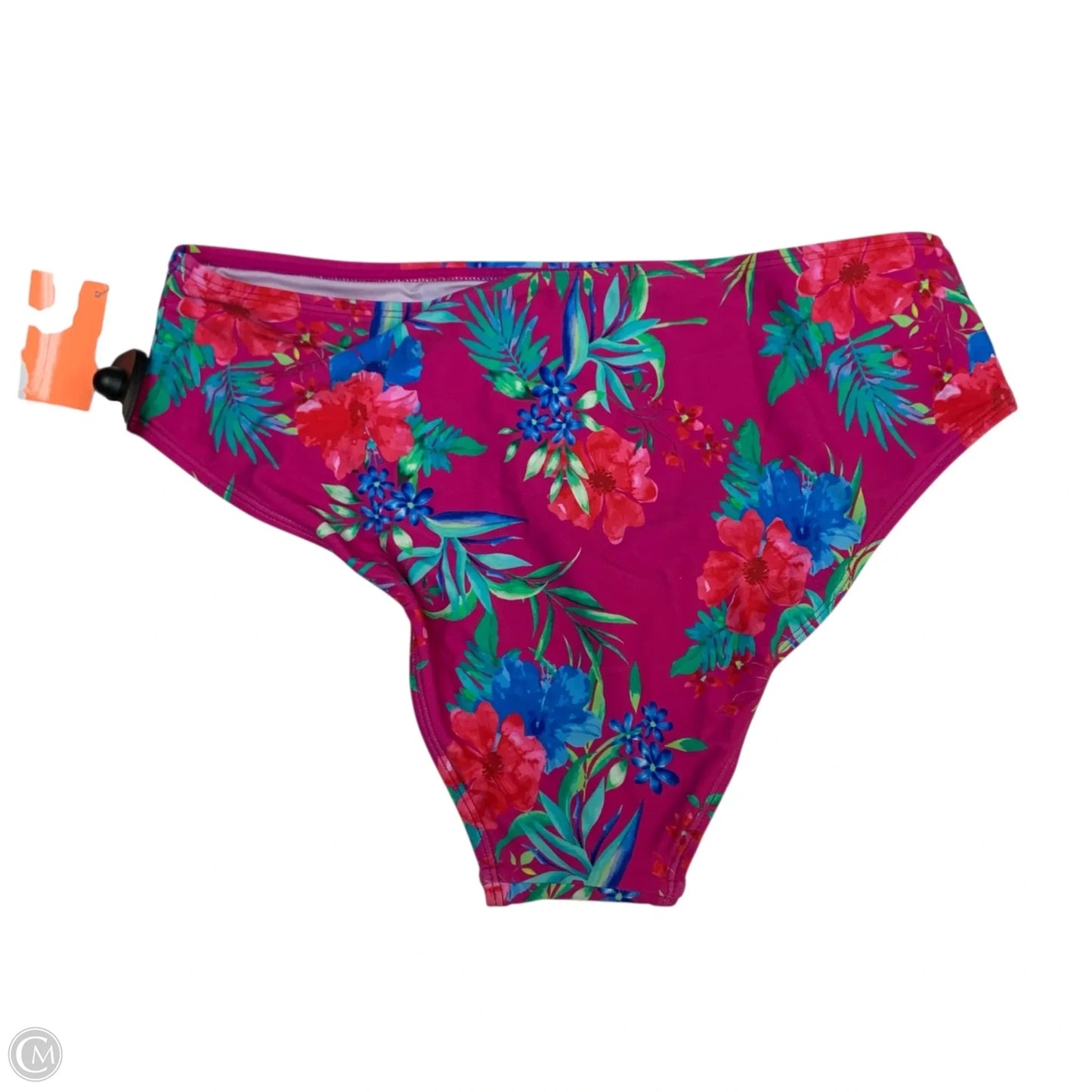 Swimsuit Bottom By Cupshe In Green & Pink, Size: M